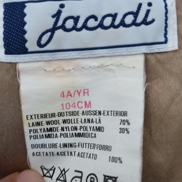 Jacadi Boys Overcoat Size 4T - Picture 3 of 8